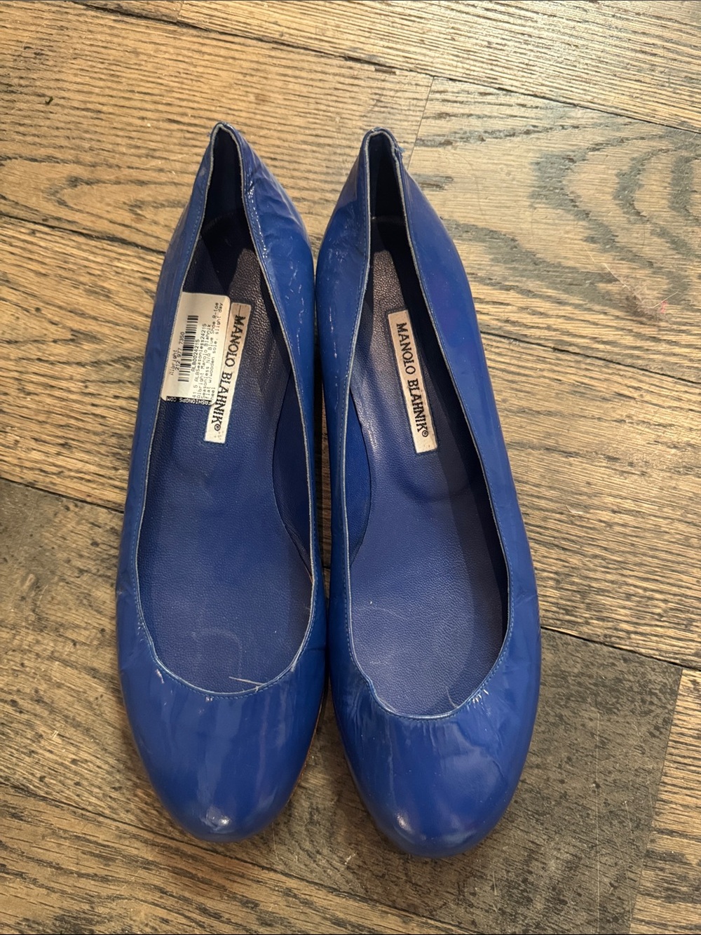 Blue Manolo Flat